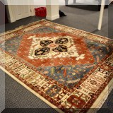 D20. Handknotted wool rug. 